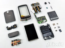Completely disassembled Nexus One