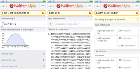 Wolfram|Alpha numbers