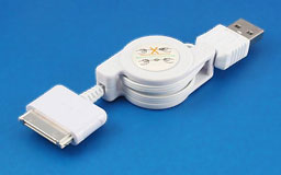USB Dock Retractable Sync and Charging Cable