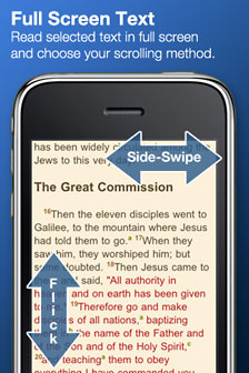 BibleReader on iPhone