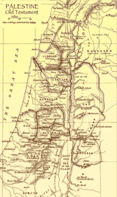 The Almighty Bible: Map of Palestine