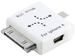 2-in-1 Mini USB to Dock and Micro USB Adapter