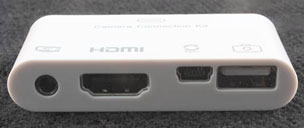 HDMI and RCA Connection for iPad