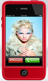 IvySkin Wrangler iPhone case in red