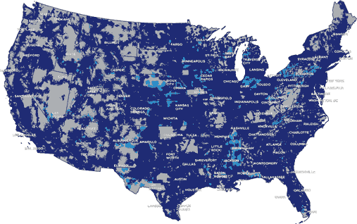C Spire data coverage map