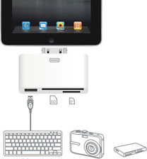 USB Fever SD/Micro SD Memory Card Reader and USB Connection Kit for iPad
