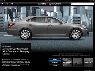 Hyundai Equus iPad Owner Experience