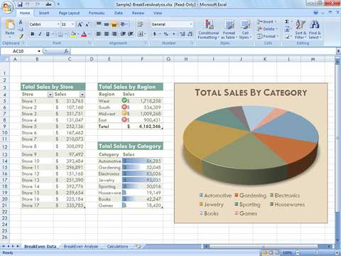 Using Microsoft Excel in OnLive Desktop