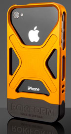 orange Rokbed Fuzion iPhone 4/4S Case