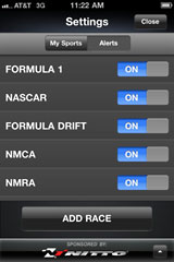 Race Results App