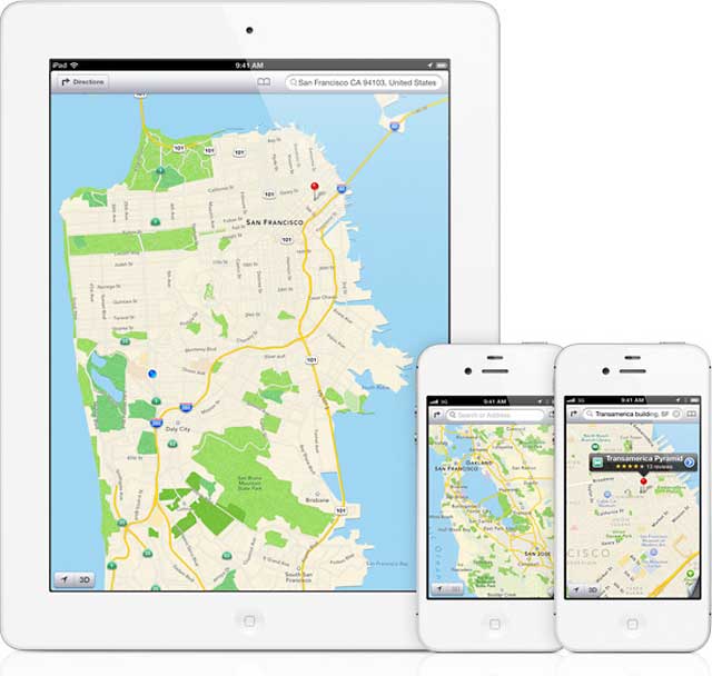 Maps in iOS 6