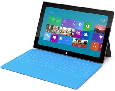 Microsoft Surface tablet with touch cover