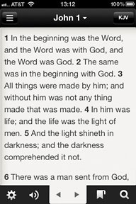 YouVersion on iPhone