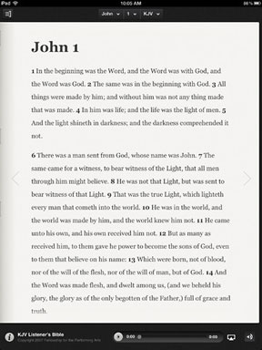 YouVersion on iPad
