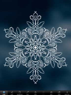 Snowflakes 1.0 for iPad with Retina Display
