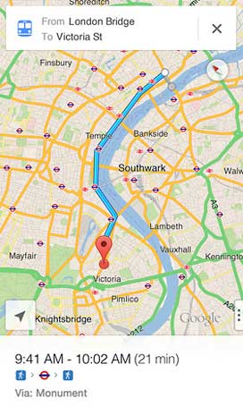 Google Maps for iOS 6