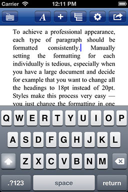 UX Write on iPhone