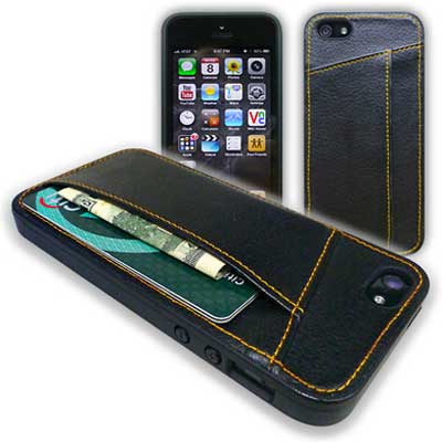 Slim Leather Case for iPhone 5