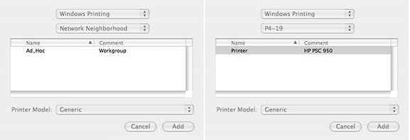 Printer Browser