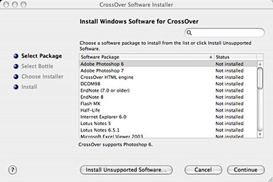 Install Windows software