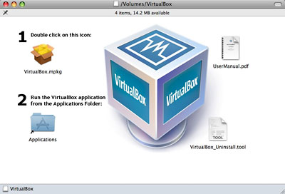 Installing VirtualBox on Mac OS X