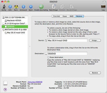 Use Disk Utility for format the flash drive