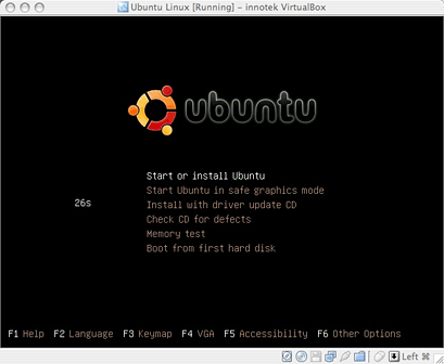 Ubuntu Linux booting from a CD