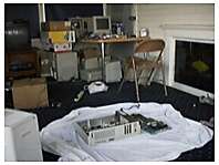 The sunroom Mac graveyard!
