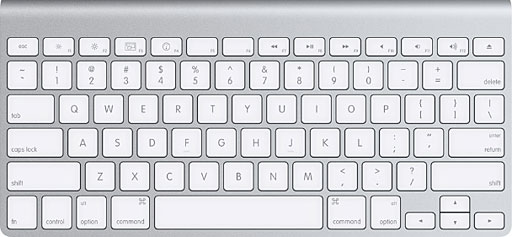 Apple's 'small' aluminum keyboard