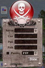 Captain FTP widget