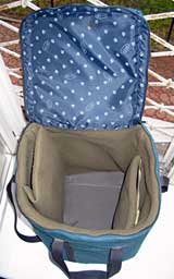 inside the author's Mac bag
