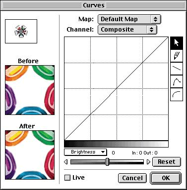 Color It's curves tool