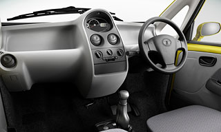 dashboard of Tata Nano