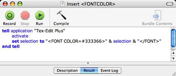 Fontcolor script