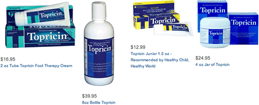 Topricin products