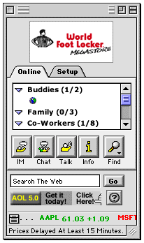 AIM screen