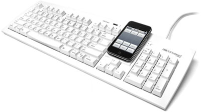 Matias USB 2.0 Keyboard + Smartphone Stand