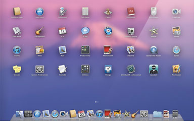 The Launchpad in OS X 10.7 Lion
