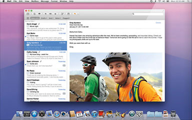 new version of Mail for Mac OS X Lion