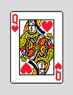 queen of hearts from Solitaire