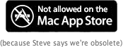 Not allowed on the Mac App Store