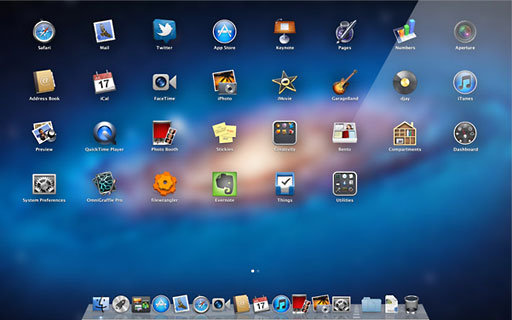 LaunchPad in OS X Lion