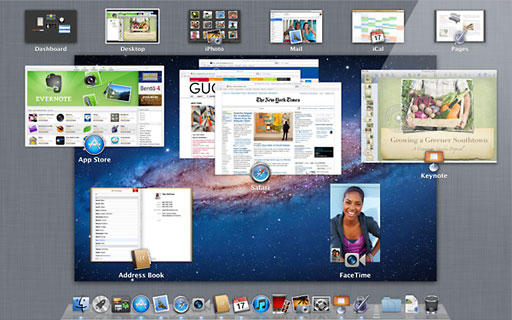 Mission Control in OS X Lion