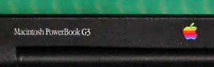 Color logo on WallStreet PowerBook