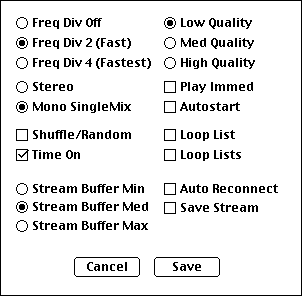 MpecDec preferences