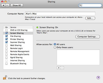 Mac OS X 10.6 gains scanner sharing